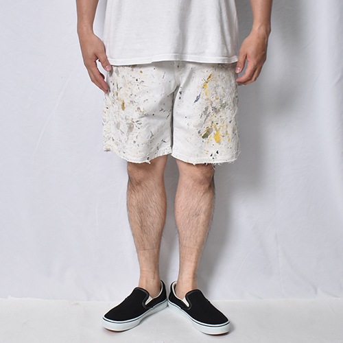 Dickies/White Drill Painter Shorts（ディッキーズ ペインター