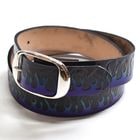 Brackney Leather Works/2-Row Sttuded 3/4 inch Leather Belt