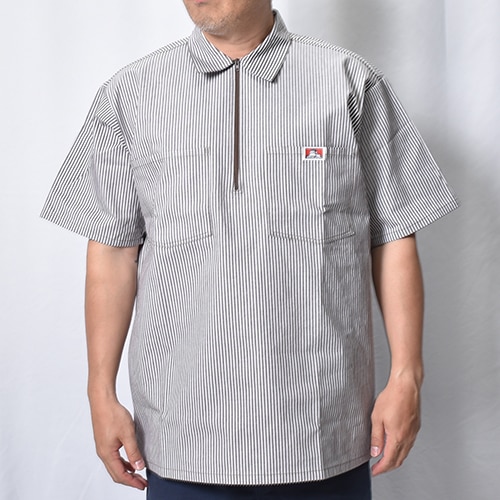 Ben Davis/1/2 Zip S/S Work Shirt（ベンデイビス ハーフジップシャツ
