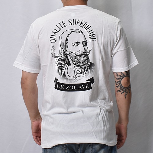 【ジグザグ】アパレルセット Zig-Zag/Qualite Superieure S/S T-Shirt（ジグザグ Tシャツ）ホワイト
