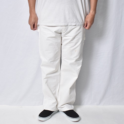 小デブギャルソンdickies 白ペインターパンツ Dickies/White Drill Painter Pants（ディッキーズ ペインターパンツ