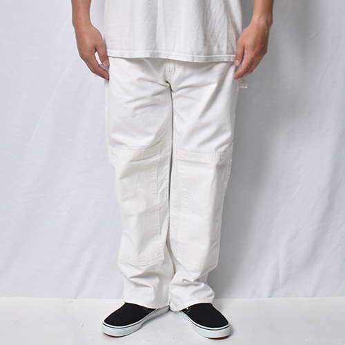 Dickies/White Drill W-Knee Painter Pants（ディッキーズ ペインター
