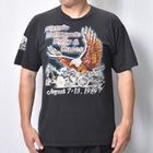 ��Vintage/Old Harley Davidson Dealer & Rally T-Shirt(�ϡ��졼���ӥåɥ��� T�����)�֥�å�/������XL [y-1408]