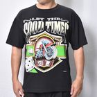 ��Vintage/Old Harley Davidson Dealer & Rally T-Shirt(�ϡ��졼���ӥåɥ��� T�����)�֥�å�/������L [y-1410]