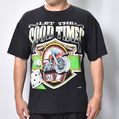 激レアビンテージハーレーダビッドソン Tシャツ XL Vintage/Old Harley Davidson Dealer & Rally T-Shirt(ハーレー