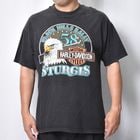 ��Vintage/Old Harley Davidson Dealer & Rally T-Shirt(�ϡ��졼���ӥåɥ��� T�����)�֥�å�/������XL [y-1418]