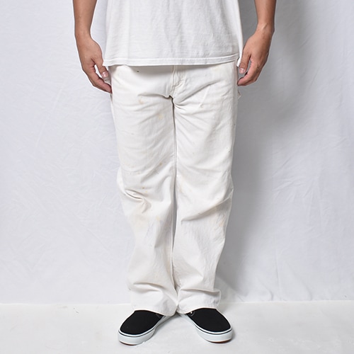 Dickies Sherwin-Williamsホワイトペインターパンツ ワーク Dickies/White Drill Painter Pants with Sherwin Williams Tag