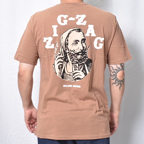 Zig-Zag/Vertex S/S T-Shirt（ジグザグ Tシャツ）ブラウン [a-8571