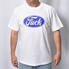 Fat Oval Fuck Logo S/S T-Shirt�ʥե��å����� T����ġ˥ۥ磻�� [a-8597]
