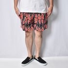 Skull Flames Printed Easy Short Pants�ʥ�����ե졼�ॹ�����������硼�ġ˥�å� [a-8617]