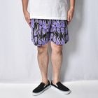 Skull Flames Printed Easy Short Pants�ʥ�����ե졼�ॹ�����������硼�ġ˥ѡ��ץ� [a-8618]