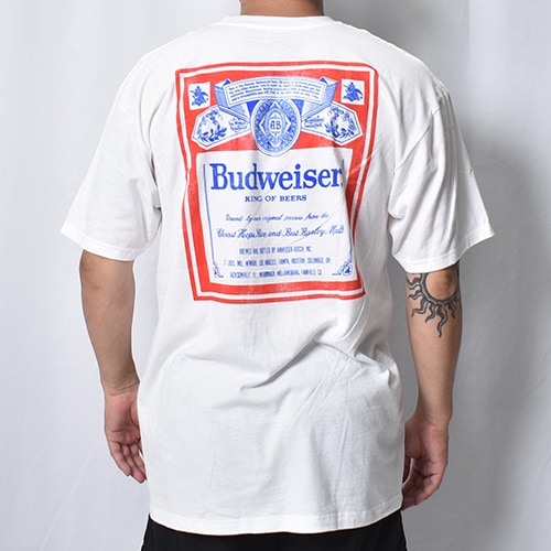 Budweiser/Vintage Label Pocket S/S T-shirt（バドワイザー Tシャツ