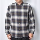 Towncraft/Ombre Checked L/S Flannel Shirt�ʥ����󥯥�ե� �����å�����ġ˥֥饦��ߥͥ��ӡ��ߥۥ磻�� [a-8657]