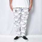 Fuck Racing Team Easy Pants�ʥե��å��졼���󥰥����।�������ѥ�ġ˥ۥ磻�ȡߥ֥롼�ߥ֥�å� [a-8669]
