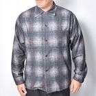 Towncraft/Checked  Printed Flannel L/S Shirt�ʥ����󥯥�ե� �����å�����ġ˥֥�å��ߥ��졼�ߥޥ�� [a-8671]