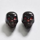 The Skull Valve Caps/Two Pieces�ʥ�����Х�֥���åס�2�ġ˥֥�å��ߥ�å� [a-8681]