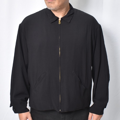 Towncraft/Black Rayon Drizzler Jacket（タウンクラフト ドリズラー