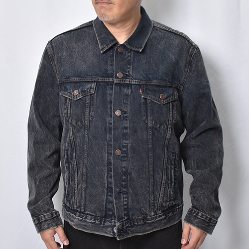 Customized Levi's Black Overdyed Trucker Jacket(リーバイス デニム