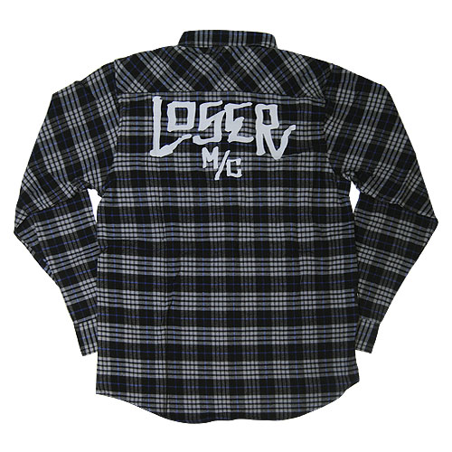 Loser Machine/Loser Flannel Shirt/Black [n-3462] | ロングスリーブ