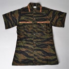 US ARMYUS/S/S Tyrolean Tiger Camo Utility ShirtUSߡ ꥢ 桼ƥƥġ˥å [n-6893]