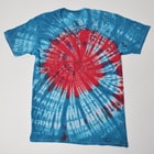 HanesUS/S/S Tie Dye V-Neck T-Shirtʥإ VͥåTġ˥֥롼ߥå [n-8341]