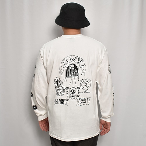 HWY×US Tattoo Flash L/S ロングスリーブTシャツ HWY×US/Tattoo
