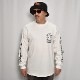 HWYUS/Tattoo Flash L/S T-Shirtʥ֥塼磻ߥ Tġ˥ۥ磻 [a-7439]