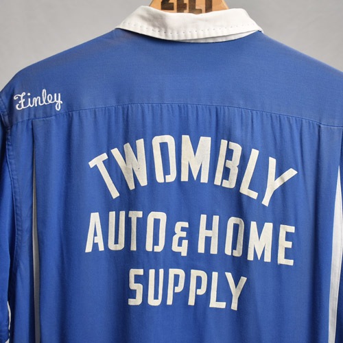 Vintage Bowling S/S Shirtʥܡ󥰥ġ˥֥롼/L [z-9170]