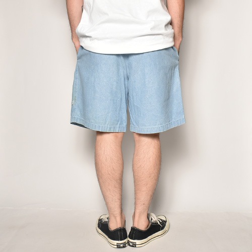 ��Dockers by Levi��s/2Tucks Heavy Chambray Short Pants�ʥɥå������Х��꡼�Х��� �����֥졼���硼�ġ˥���ǥ���/������W33 [z-4174]