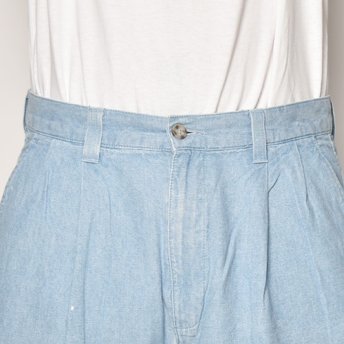 ��Dockers by Levi��s/2Tucks Heavy Chambray Short Pants�ʥɥå������Х��꡼�Х��� �����֥졼���硼�ġ˥���ǥ���/������W33 [z-4174]