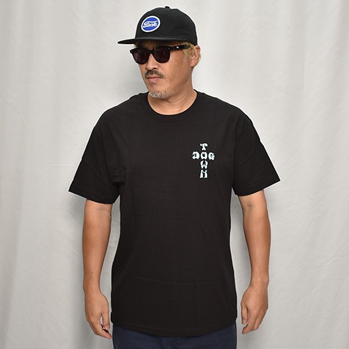 Dogtown/Cross Logo S/S T-Shirt�ʥɥå������� T����ġ˥֥�å��ߥ֥롼 [a-8165]
