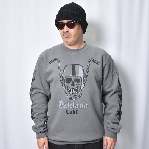 4Q Conditioning��US/Raiders Oakland Sweatshirt��4Q�ߥ��� �������åȥ���ġ˥��������졼 [a-8414]