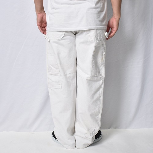dickies W36 L32 ホワイト　ペインターパンツ　ワークパンツ Dickies/White Drill Painter Pants（ディッキーズ ペインターパンツ