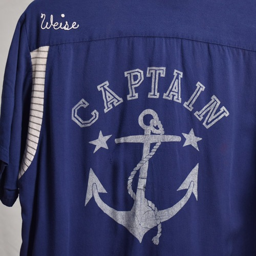Vintage Bowling S/S Shirtʥܡ󥰥ġ˥ͥӡ/M [z-9171]