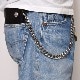 US Exclusive/"Simple & Plain" Heavy Gauge Wallet Chain/Long�ʥ��� �إӡ�������������åȥ�������˥���С� [n-9053]