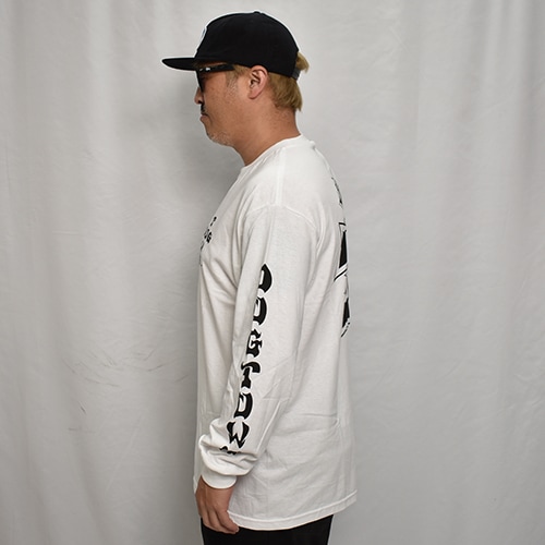 Dogtown/Cross Logo L/S T-Shirt�ʥɥå������� T����ġ˥ۥ磻�� [a-7914]