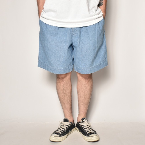 ��Dockers by Levi��s/2Tucks Heavy Chambray Short Pants�ʥɥå������Х��꡼�Х��� �����֥졼���硼�ġ˥���ǥ���/������W [z-4175]