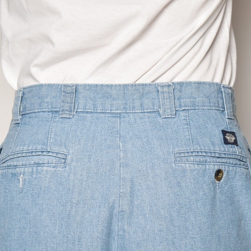 ��Dockers by Levi��s/2Tucks Heavy Chambray Short Pants�ʥɥå������Х��꡼�Х��� �����֥졼���硼�ġ˥���ǥ���/������W [z-4175]