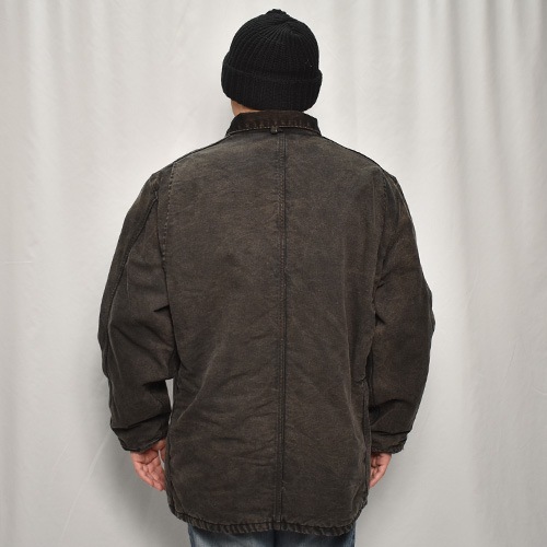 ��Carhartt/Duck Traditional Coat(�����ϡ��� �ȥ�ǥ�����ʥ륳����)�֥�å�/������XL���� [y-0848]
