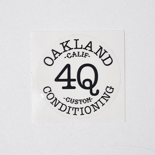 4Q Conditioning/Logo Sticker��4Q ���ƥå����˥��ꥢ�ߥ֥�å� [a-8415]