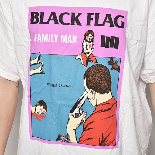 Black Flag/Family Man S/S T-Shirt（ブラックフラッグ