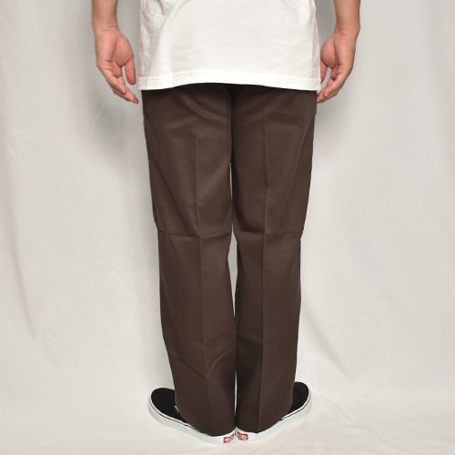 チビタグ　USA製 ダークブラウン　dickies ワークパンツ874 アメリカ Dickies USA/874 Flex Work Pants（ディッキーズ フレックス