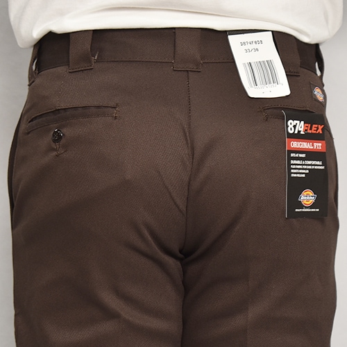 チビタグ　USA製 ダークブラウン　dickies ワークパンツ874 アメリカ Dickies（ディッキーズ）の通販｜RAWDRIP