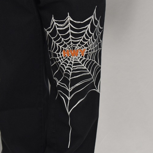 HWY��Us/Limited Big Spider Web Work Pants�ʥ��������֥�塼�磻�ߥ��� ����ѥ�ġ˥֥�å�/W34 [y-0803]