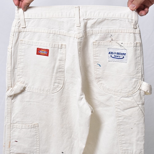 ��Dickies/White Drill Painter Pants�ʥǥ��å����� �ڥ��󥿡��ѥ�ġ˥ۥ磻��/������W30 [y-1159]
