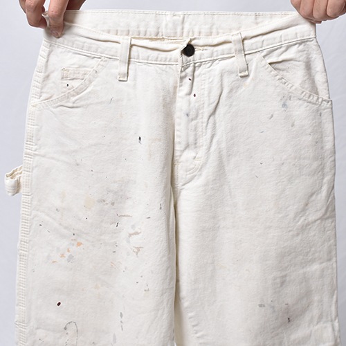 ��Dickies/White Drill Painter Pants�ʥǥ��å����� �ڥ��󥿡��ѥ�ġ˥ۥ磻��/������W30 [y-1159]