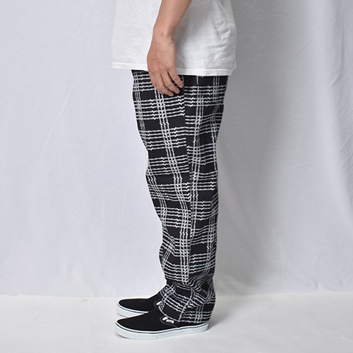 Barbed Wire Checked Easy Pants�ʥС��֥ɥ磻�䡼���������ѥ�ġ˥֥�å��ߥ��졼 [a-8501]
