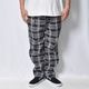 Barbed Wire Checked Easy Pants�ʥС��֥ɥ磻�䡼���������ѥ�ġ˥֥�å��ߥ��졼 [a-8501]