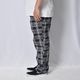 Barbed Wire Checked Easy Pants�ʥС��֥ɥ磻�䡼���������ѥ�ġ˥֥�å��ߥ��졼 [a-8501]