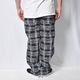 Barbed Wire Checked Easy Pants�ʥС��֥ɥ磻�䡼���������ѥ�ġ˥֥�å��ߥ��졼 [a-8501]